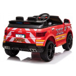 Elektrické autíčko - hasičské  SUV - nelakované - červené